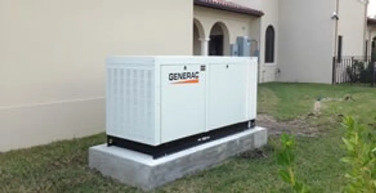 generator installation service showing standby generator professionally installed for residential power backup in Las Vegas, NV