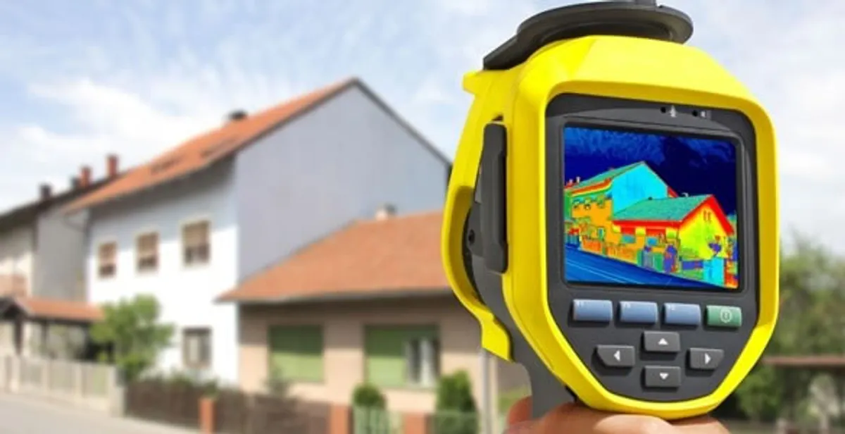 home energy audit service performing exterior thermal inspection to identify energy loss in Las Vegas, NV