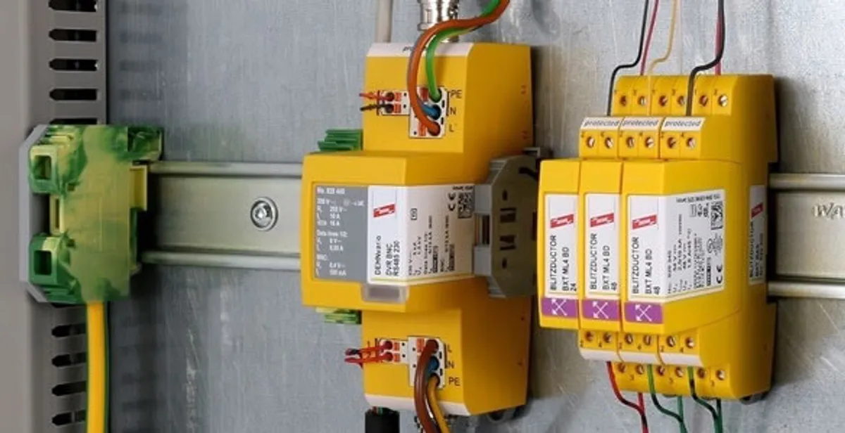lightning surge protection system with surge suppressors installed by electrical service professionals in Las Vegas, NV