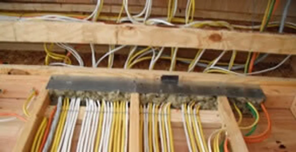 new construction wiring services with organized electrical rough-in performed by licensed electricians in Las Vegas, NV