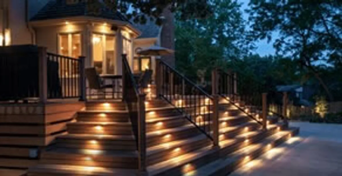 Residential electrician installing outdoor lighting for home safety in Las Vegas, NV