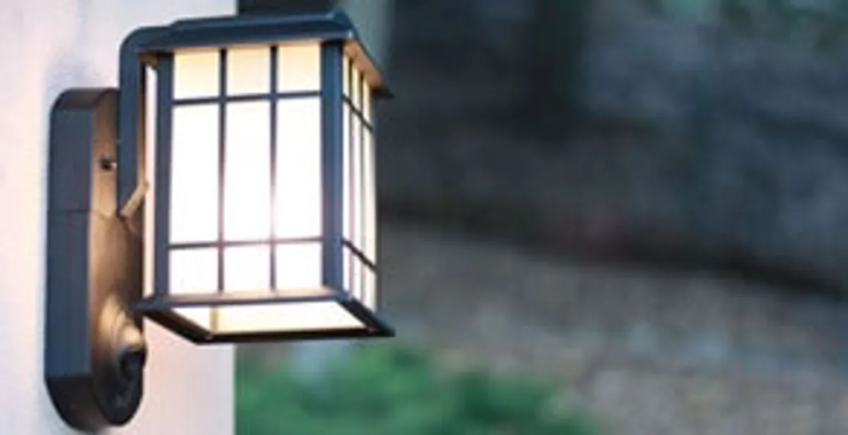 security light installation services with professionally mounted exterior wall light in Las Vegas, NV