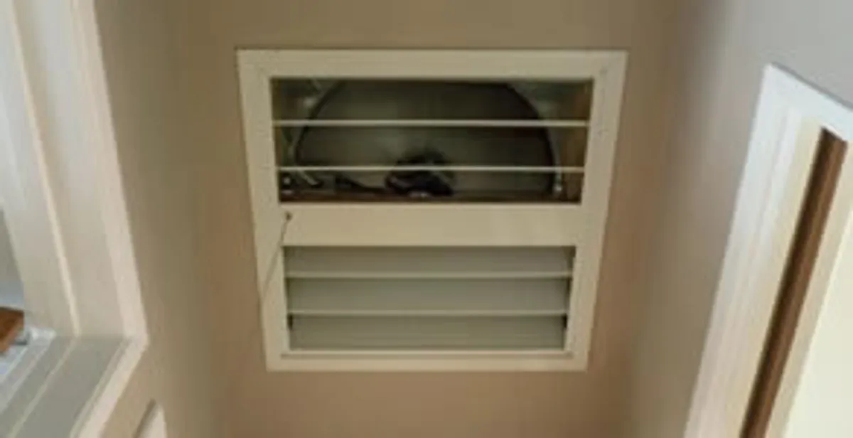 whole house fan installation services with ceiling-mounted ventilation system in Las Vegas, NV